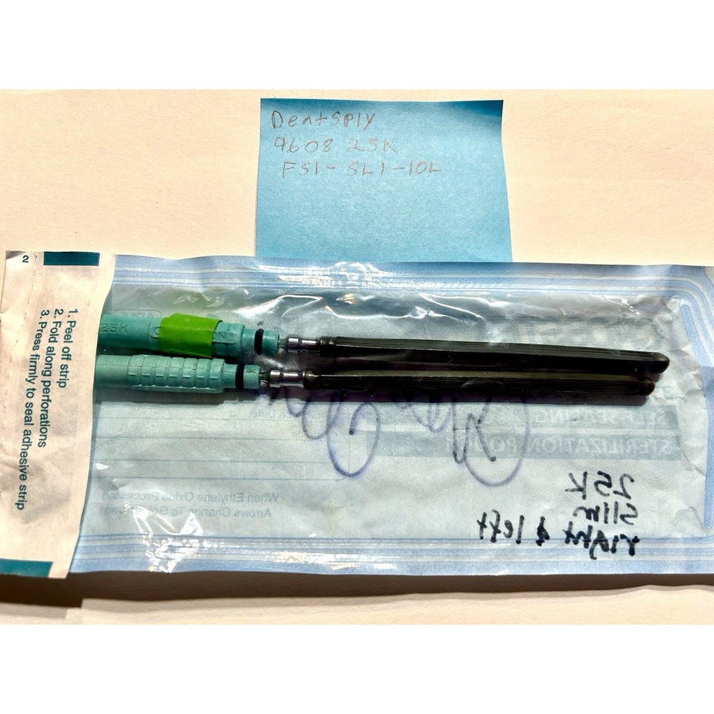 Dentsply 9608 25K FSI-SLI-10L Dental Instruments Slim Right & Left (F7)